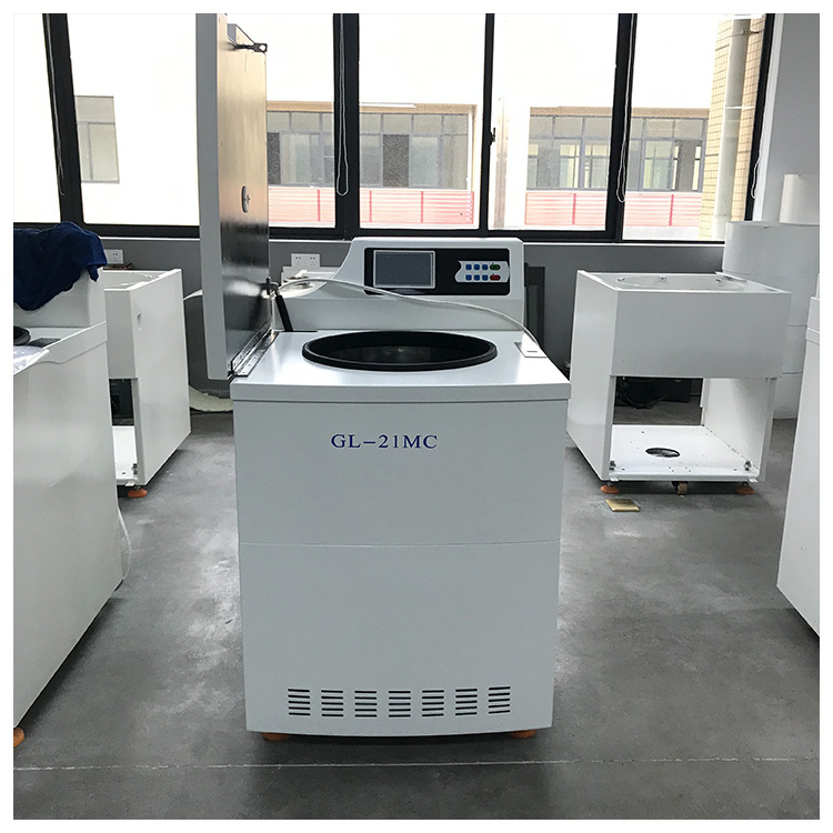 Low Speed Large Capacity Floor Standing Swing Bucket Rotor Refrigerated Blood Laboratory Centrifuge