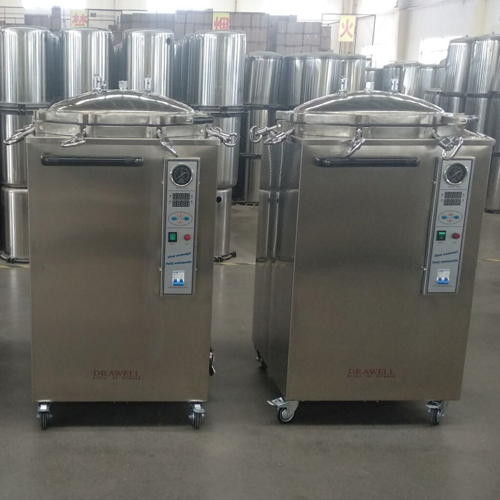 High Security Autoclaves 35L 100L 150L DW-B Vertical High Pressure Steam Sterilizers Autoclaves