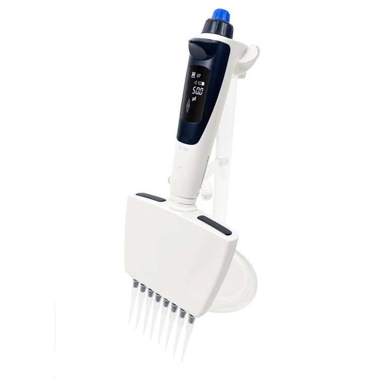 Drawell Automatic Pipettes Laboratory Electric Pipette 0.1-100ml  Plastic Multichannel Electronic Pipette