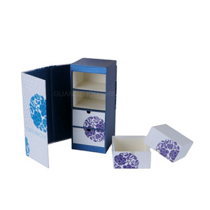 Hot sale Elegent mooncake packaging paper drawer box with custom printing and logo