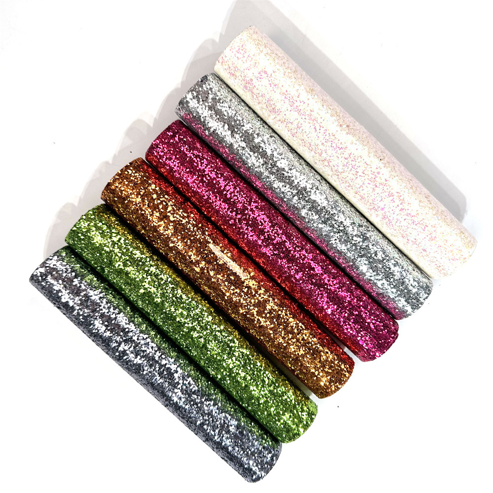 chunky glitter wallpaper fabric spray glitter shoe bag leather