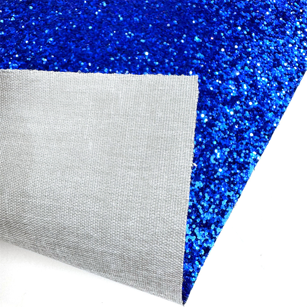 S3002  DIY Glitter Craft Fabric Chunky Glitter Wallpaper Glitter Pu Leather