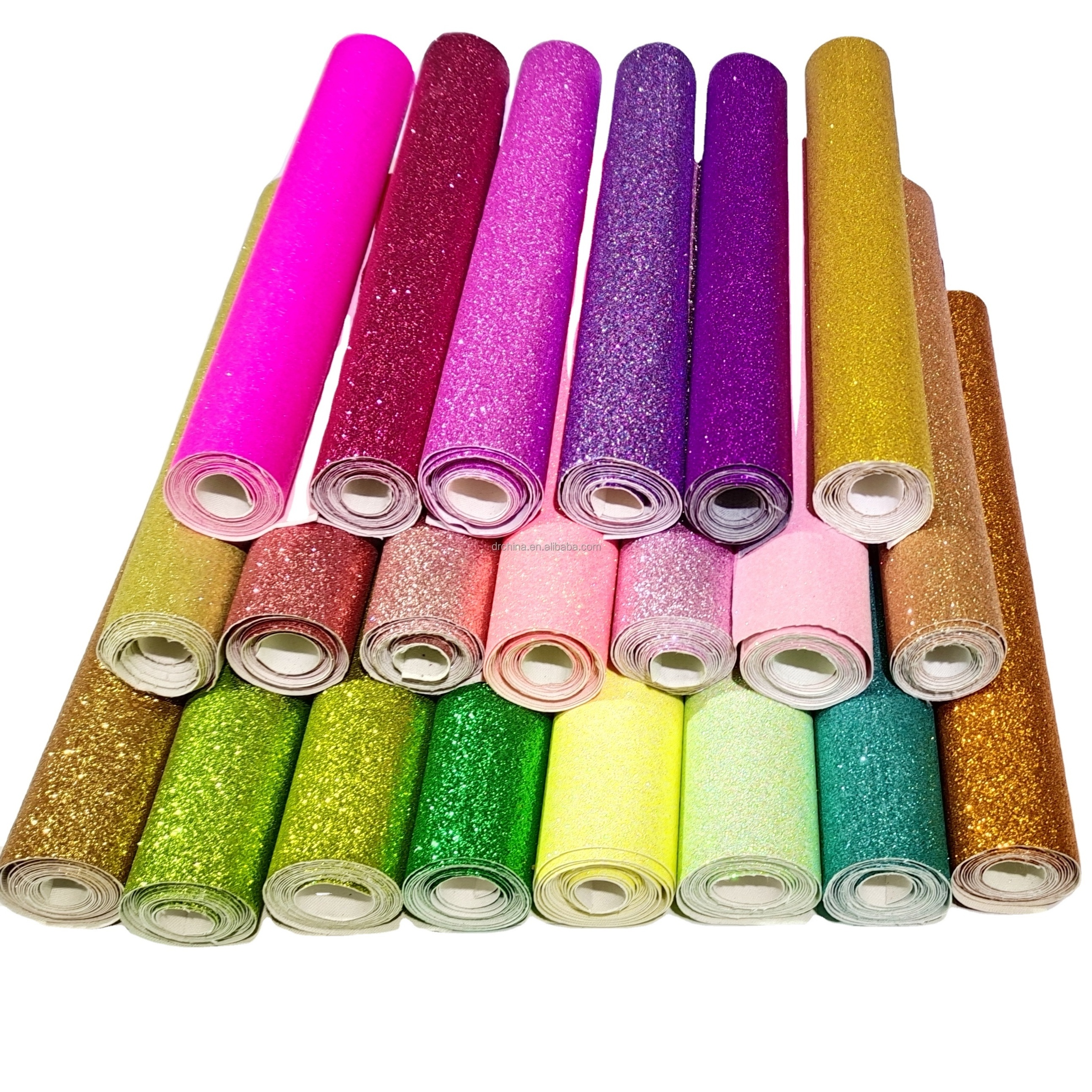 NEW Custom Glitter PU Women Clothing Fabric Materials Glitter Fabric For Shoe Bag