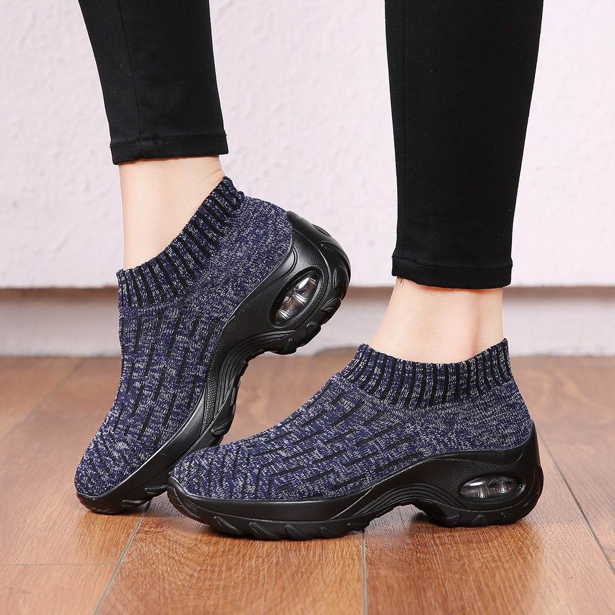 OEM Factory 2019 Women's Fashion Casual Breathable Sports Running Sneakers Walking Women Flat female footwear shoes