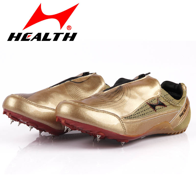 Wholesale School Adult Track and field gold training men Sprint professional competition Spikes Cleats nail shoes