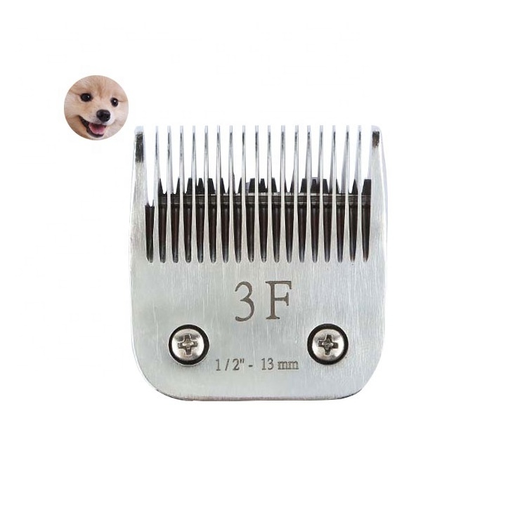 Hot Sale Dog Animal Puppy Pet 3F A5 Steel Animal Clipper Blade  Professional For Pet Cutting Machine