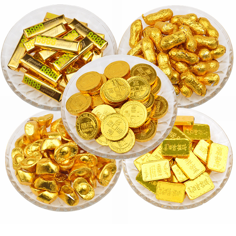 Factory wholesale a variety of modeling chocolate candy chocolate gold coins