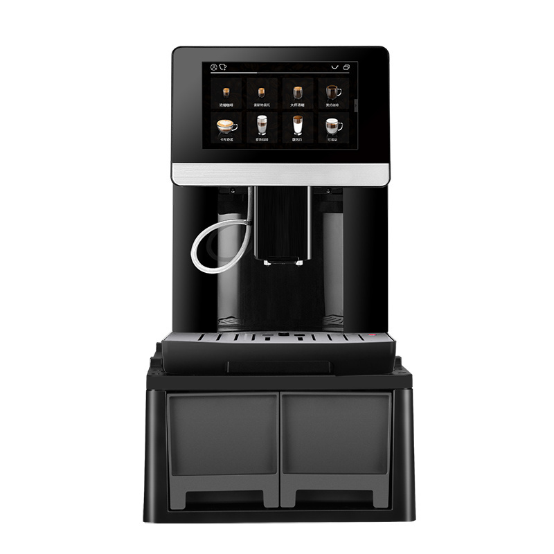 Built in Grinder Big Plus Full Automatic Grinding Integrated Stainless Steel Commercial Coffee Espresso Machine For Coffee Shop