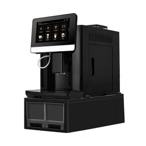 Built in Grinder Big Plus Full Automatic Grinding Integrated Stainless Steel Commercial Coffee Espresso Machine For Coffee Shop