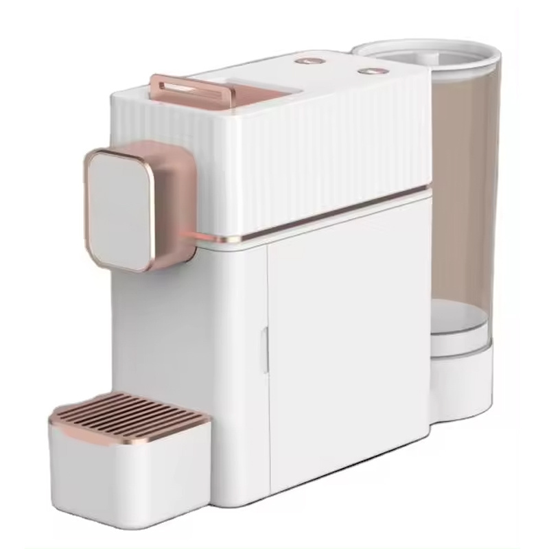 Custom Logo Electric Multifunctional Mini Foam Milk Latte Cappuccino Coffee Maker Multi Capsule Coffee Machine for Home Office