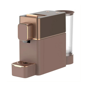 Custom Logo Electric Multifunctional Mini Foam Milk Latte Cappuccino Coffee Maker Multi Capsule Coffee Machine for Home Office