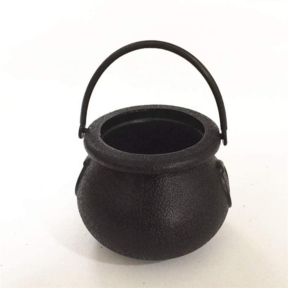 Halloween Mini Candy Kettles Plastic Halloween Witch Mini Black Witch Cauldron