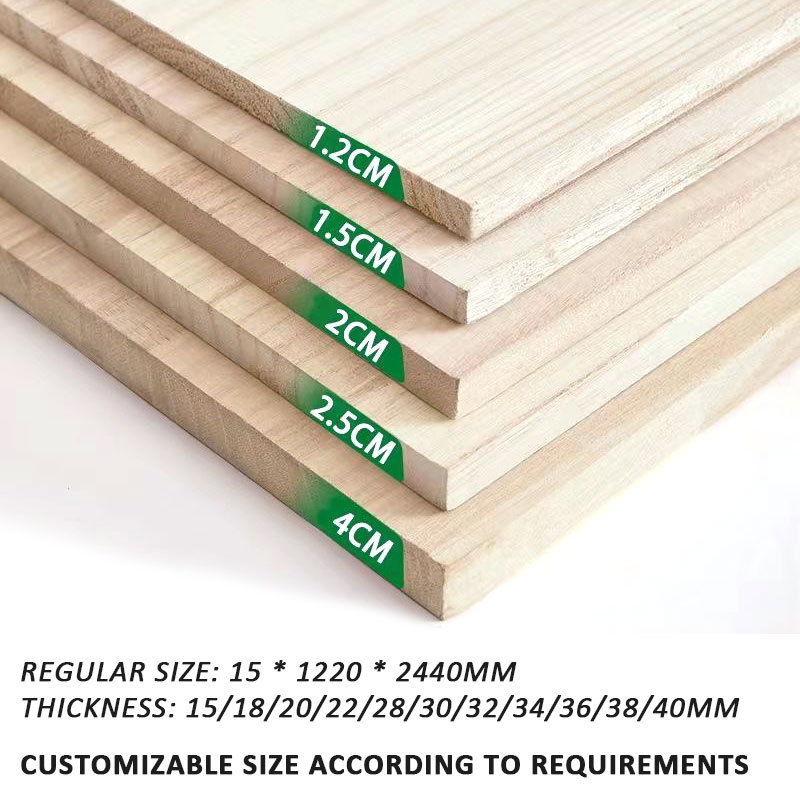 OEM Board Wholesale Factory Direct Selling Low Price Paulownia Wood Wood Construction Wood