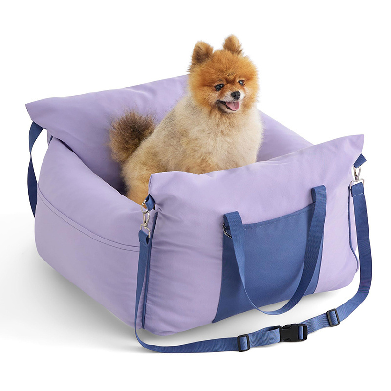 Car seat for pet waterproof car kennel can be disassembled and washed small and medium-sized dog carrier designer handbag