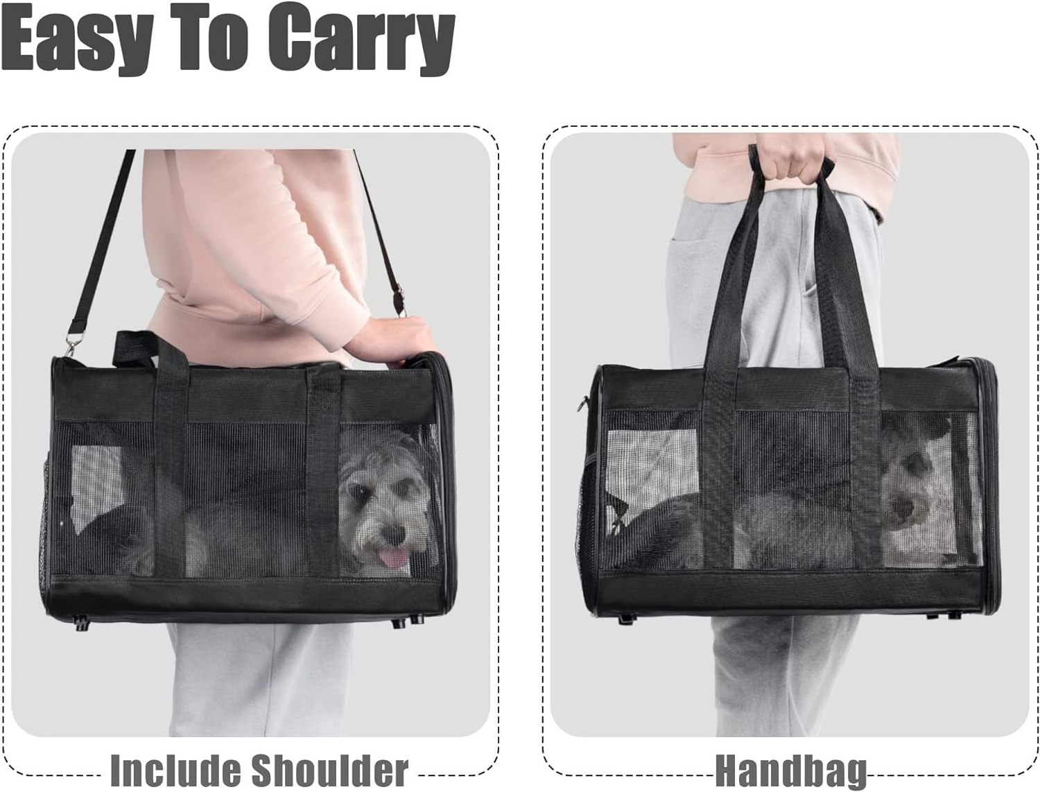 Cage Pet Transport Portable Cat Travel Suitcase Kitty Bag For Dog Pet Carriers