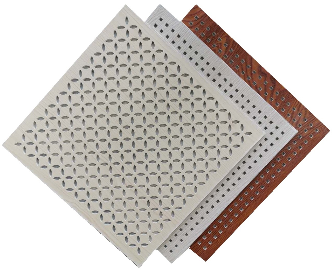 Iraq market perforated vinyl coated gypsum ceiling tiles china factory