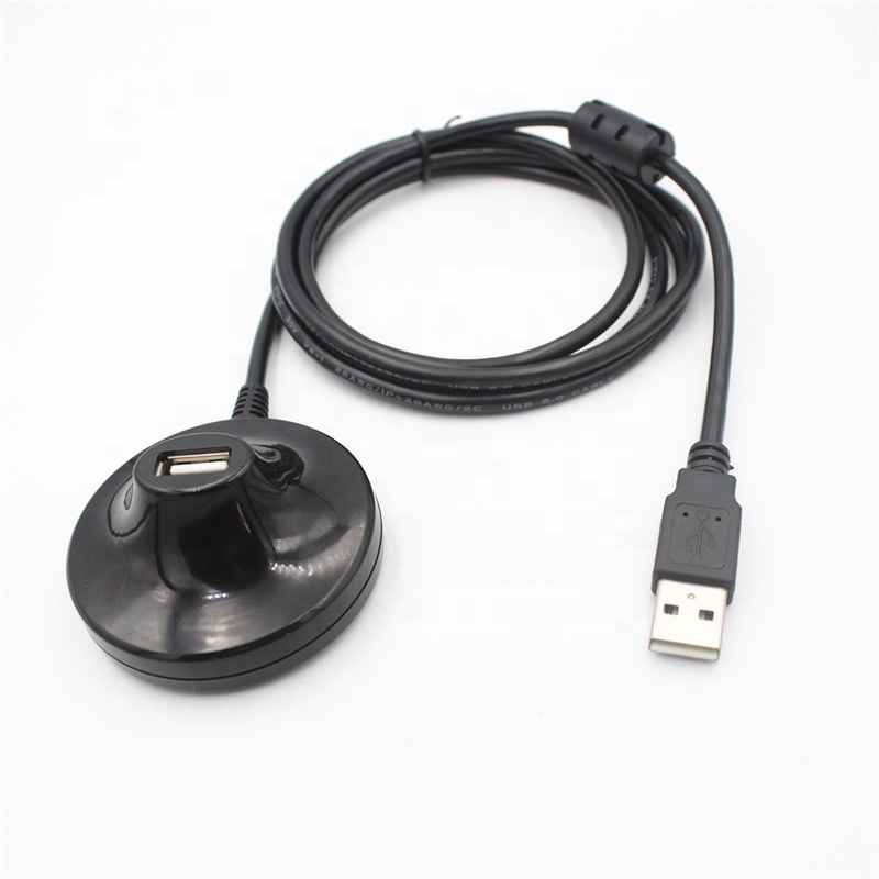 1.5m usb 2.0 extension cable with base cable for charging& data transferring