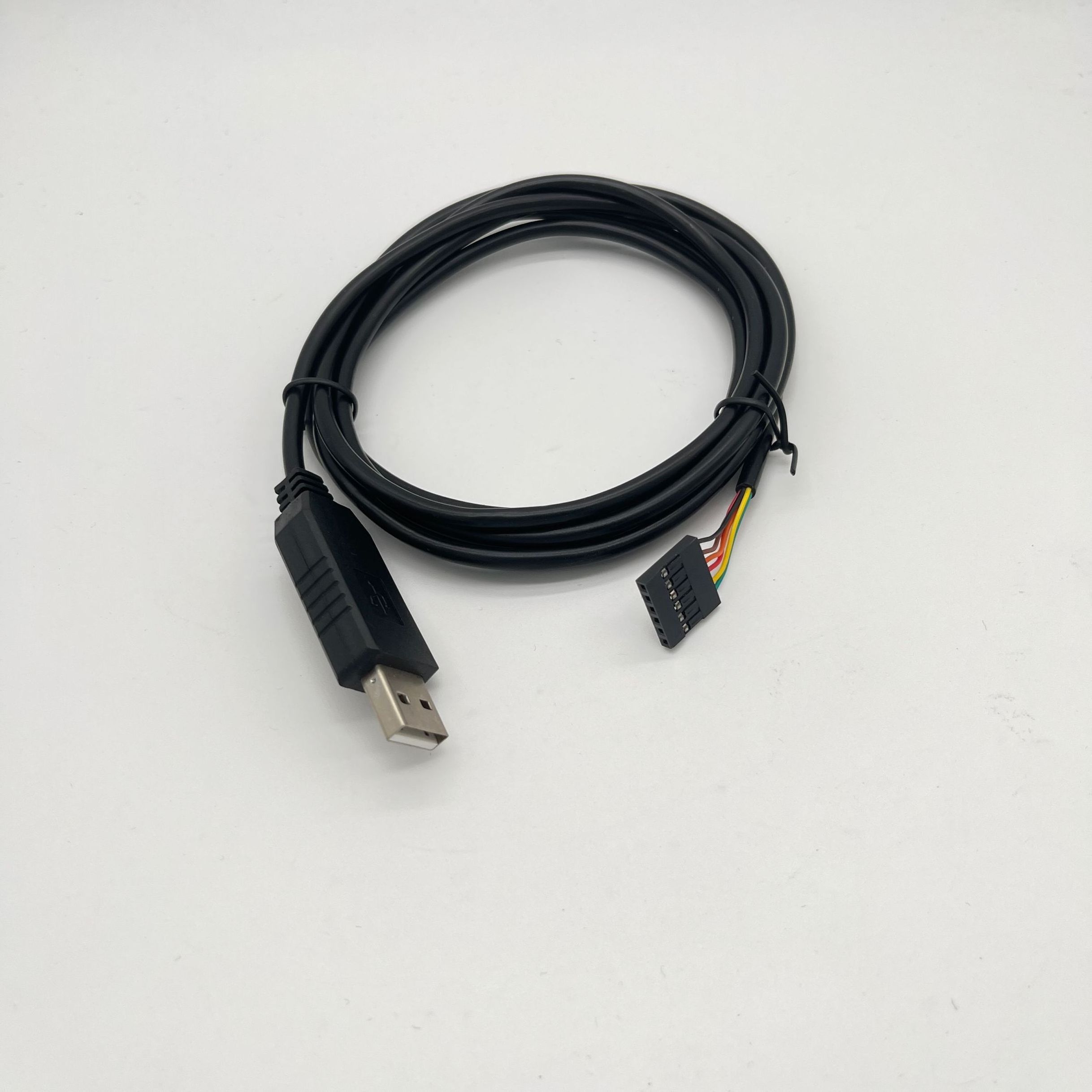 1.8m USB to DuPont 2.54mm 6Pin terminal TTL FTDI Serial Cable 3.3v