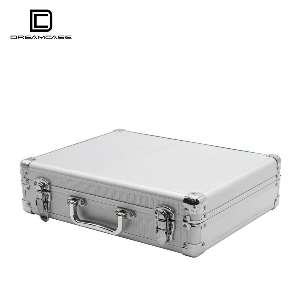 Aluminium tool case locking flight case with foam massage gun carry box