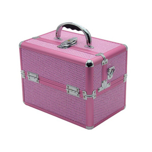 DreamCase Morden Style Full Aluminum Shell Travel Makeup Suitcase