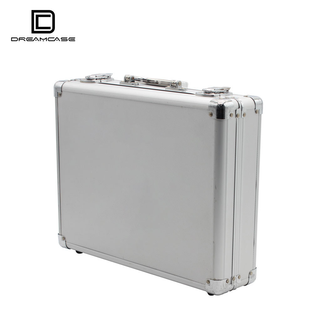 Aluminium tool case locking flight case with foam massage gun carry box