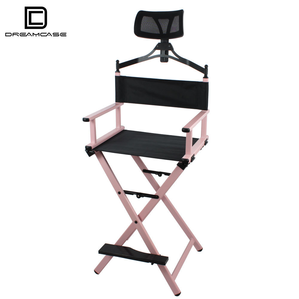 DreamCase Brand New Tall Folding Couture Directors Luxury Permanent Head Rest For Makeup Chair