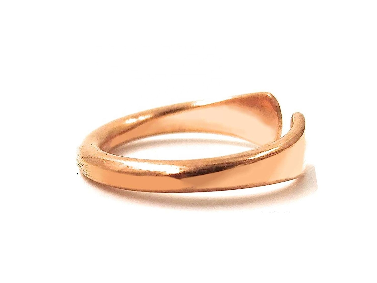 Copper Health beneficial Finger Ring Thumb Ring For Men & Women Free Size Custom Design Toe Finger Ring Adjustable High Glossy D