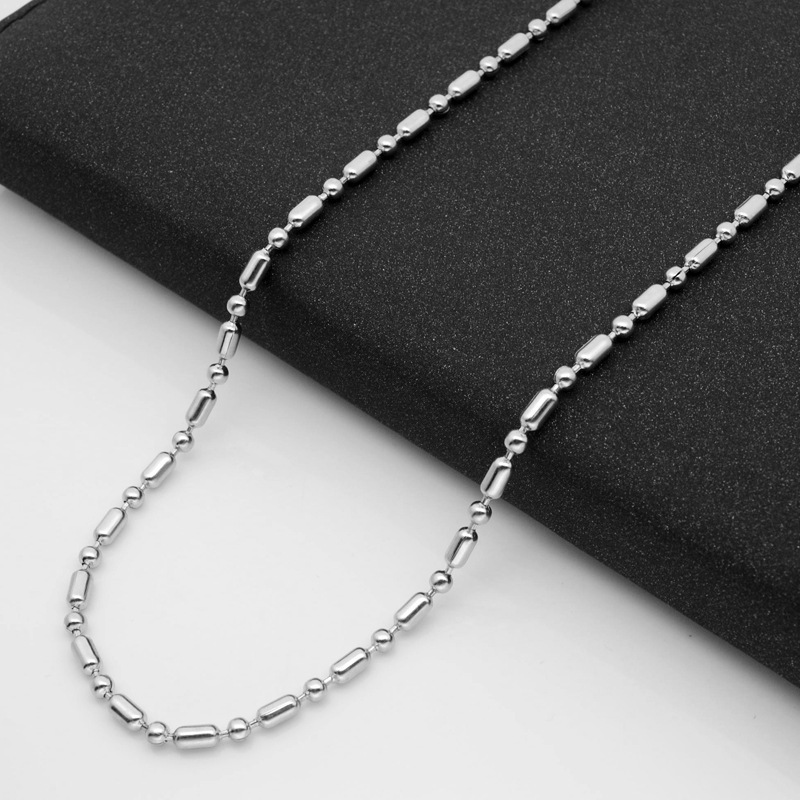 Bulk stainless steel ball chain for necklace