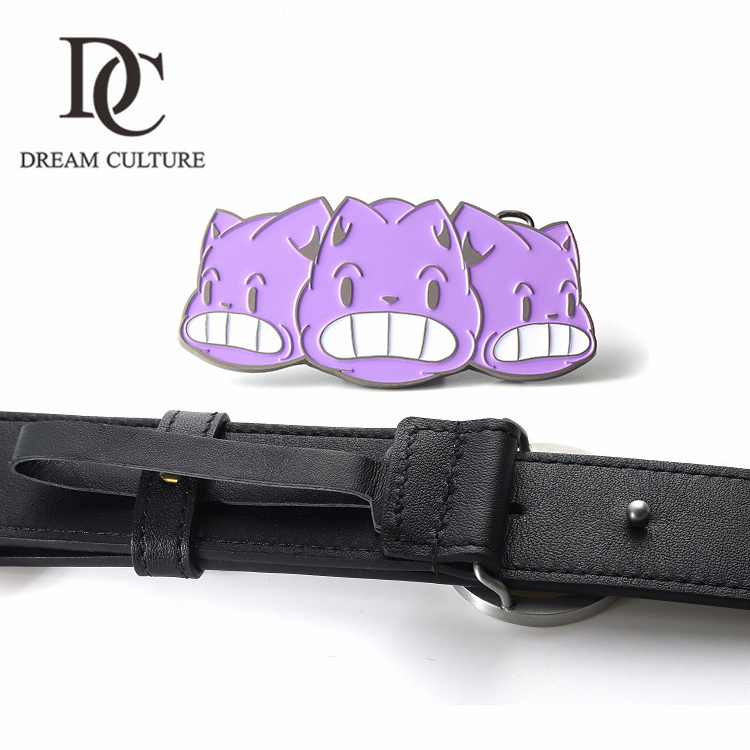 custom belt with logo buckle/metal stainless steel enamel belt buckle/pu leather belt buckle