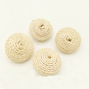 Fashionable Wholesale Rice White Jewellery Making Round Shaped Accessories Rattan Beads