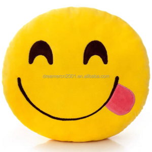 Funny Expression Plush Toys Sofa Cushion Household Soft Stuffed Plush Toy Smile Emotion Face Plush Pillow Kids Sleepig Gift