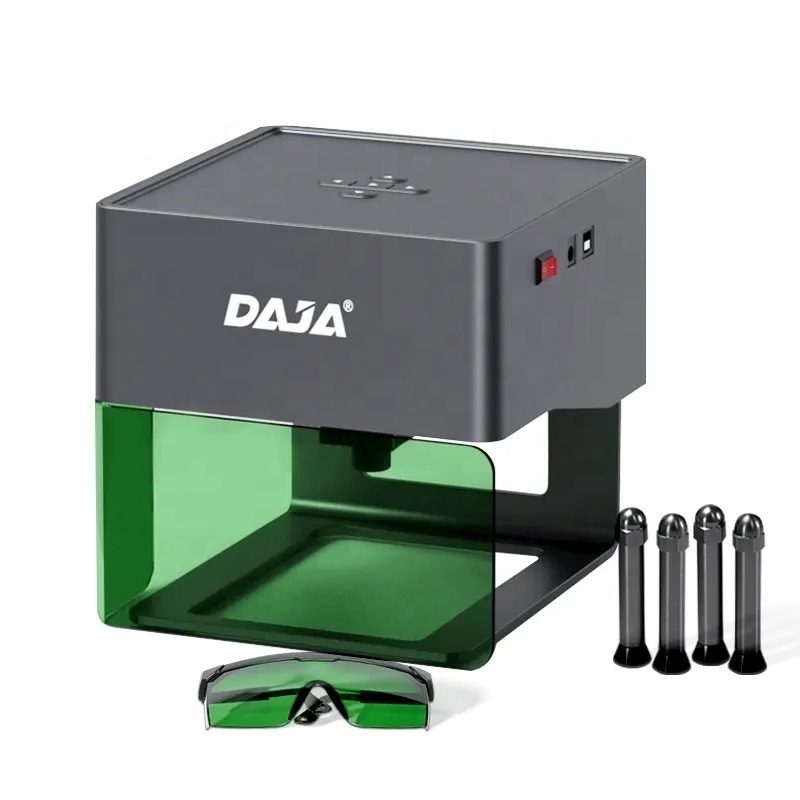 DAJA DJ6  Mini Portable Wifi Connection Bank Lazer Printer For Metal Credit Card Engraver Wood Mr.carve Laser Engraving Machine