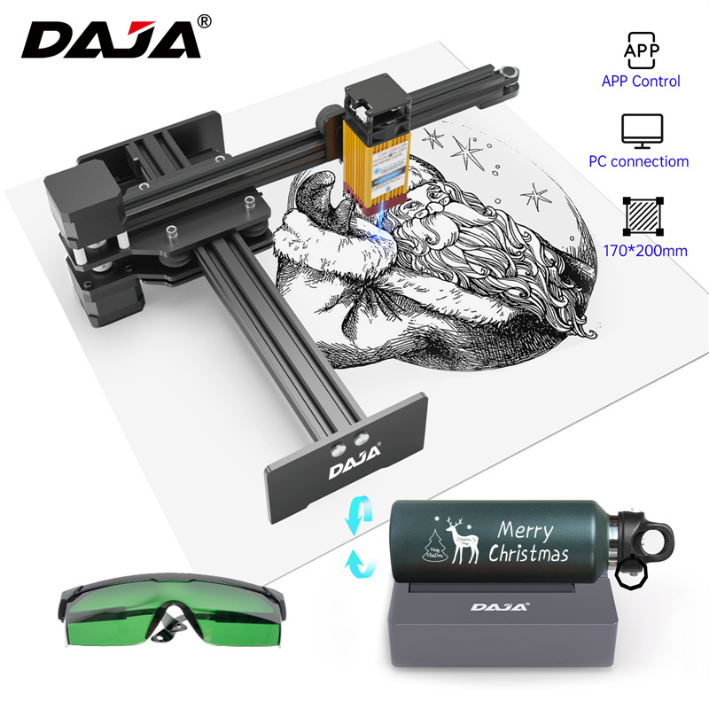 DAJA D2 Automatic Diode Carving Wood Router Woodworking 5070 Engraving Cnc Yag Laser Cutting Machine