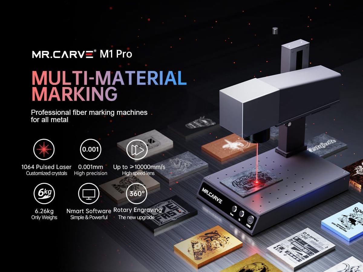 DAJA M1Ring with Rotary 2.5d 50w Fiber Laser Deep Gear Rack for Metal Machines Laser Engraving Machine for Diamonds