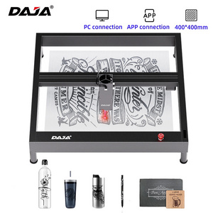 DAJA D4 Cattle Ear Tags Stamp Mini Polycarbonate 10w Laser Engraver Cnc Diy Laser Engraving Machine