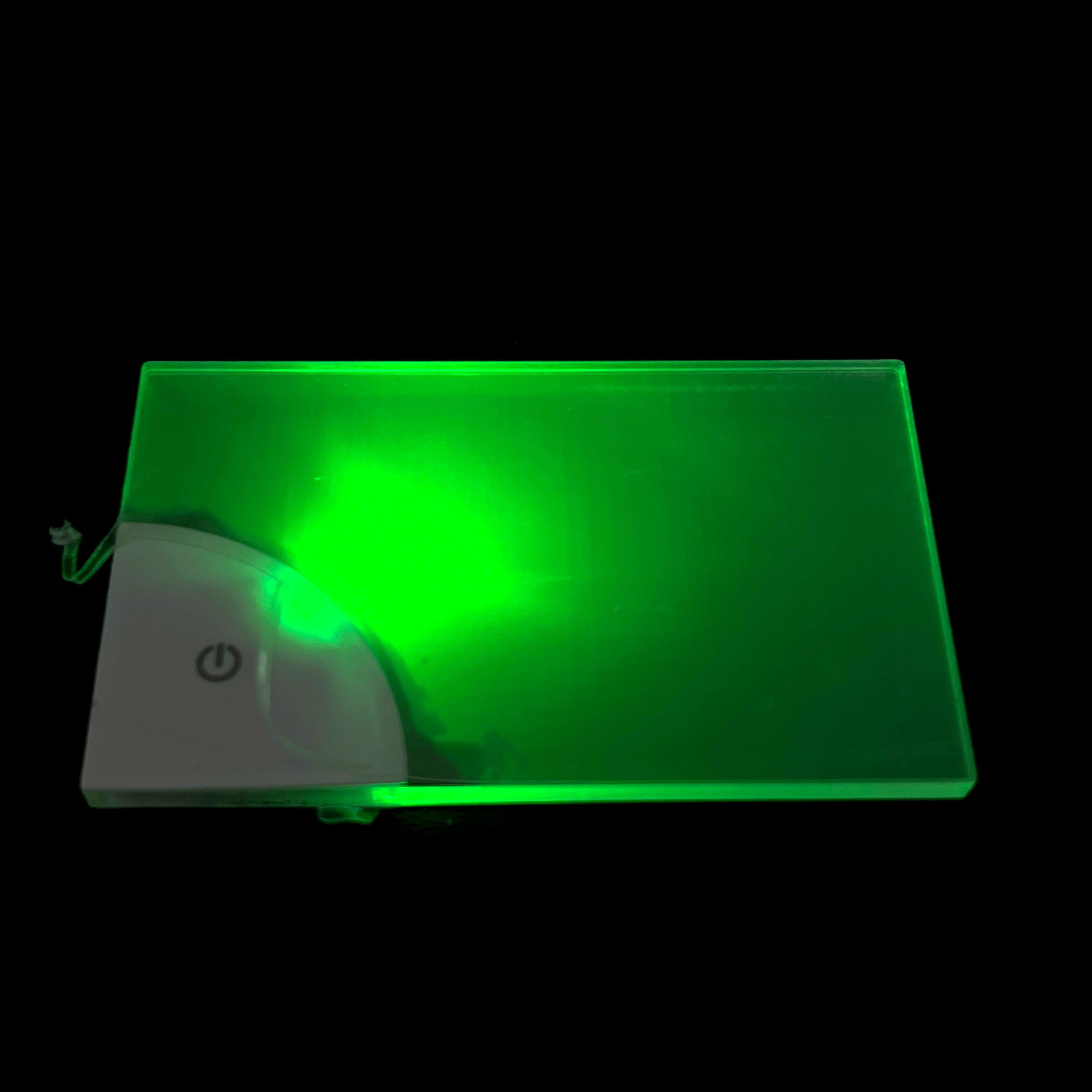 New Customized Light Up Name Card Product Flashing Glowing Led Advertising Acrylic luminous business card for Promotional