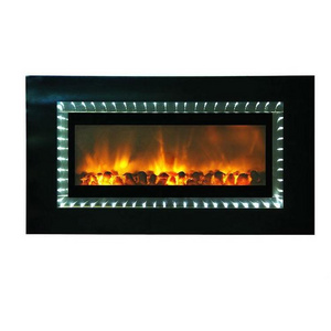 Electric Fireplace Double Sided New Fashion Bioethanol Decoration Tv Cabinet Surround Cast Iron Wall-Mounted Mirrored Fireplace