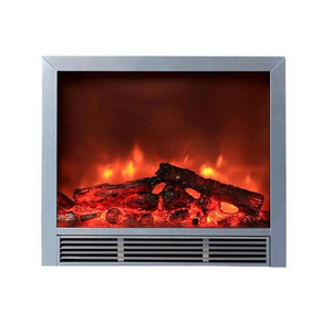 Electric Fireplaces Stand Modern Outdoor Wood Burning Stone Heater Decorative Desktop Fireplace