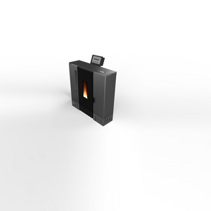 Manufacturer sale high efficiency low noise black pellet stove/fireplace