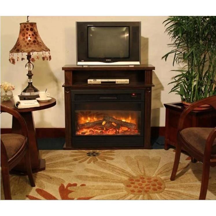 Tv Stand With Fireplace 2023 Decorative Portable Environmental Protection Corner Wood Burning Fireplace Designs