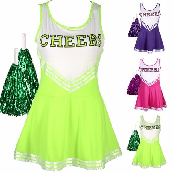 costume design polyester spandex custom cheerleading uniforms purple adult uniformes cheerleading personalizados