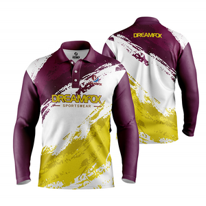 stylish customized cricket kits sportswear sport long sleeves sublimation cricket jerseys design wholesales create polo shirts