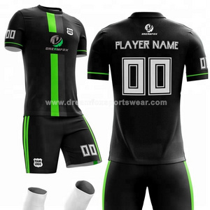 Manufacturer Sale Player Version Black Soccer Jersey Custom Contest Training Sport Football Jersey With Simple Design