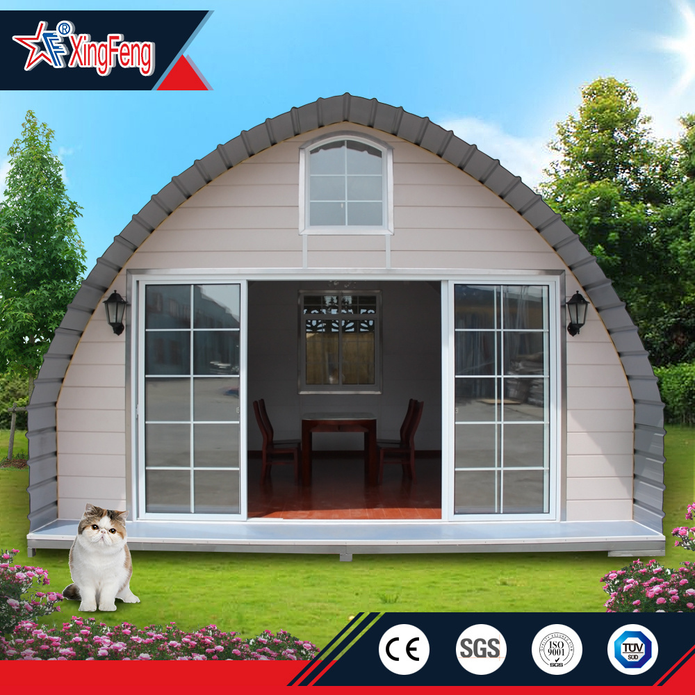 dome house prefabricated/eps dome house/camping pod arched home