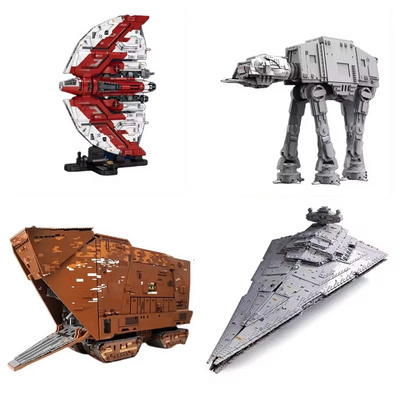 Mould King 21009 Sandcrawler Star Plan Destroyer Toy Building Blocks Reobrix 99006 Wars Compatible MOC-13289 Cavegod UCS Bricks