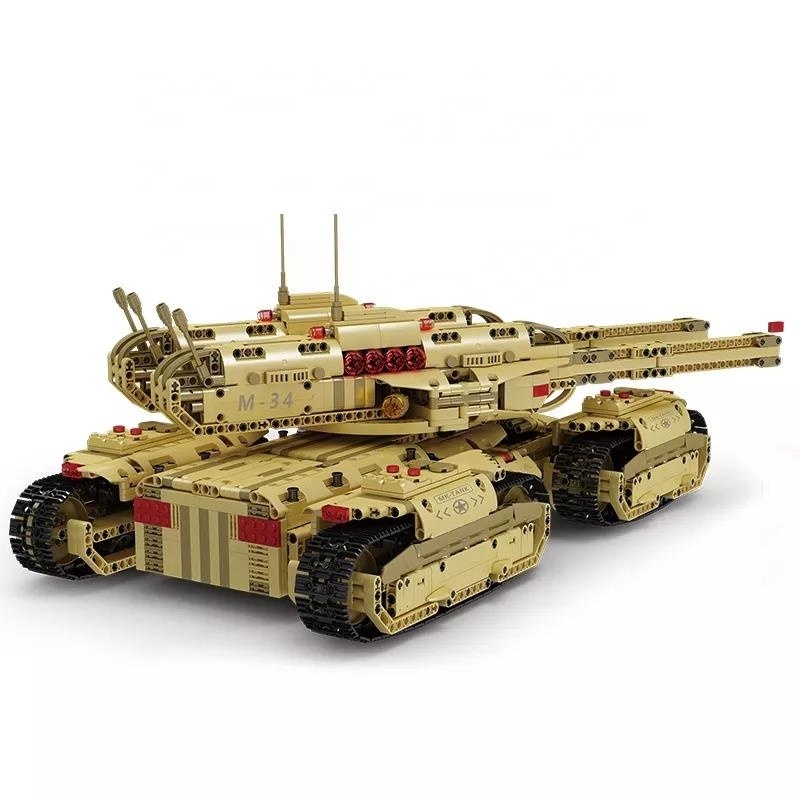 Wholesale Educational Toys Mould King 20011 Military Tank Model Assemble Toy Building Blocks DIY Army Series Building Brick Set