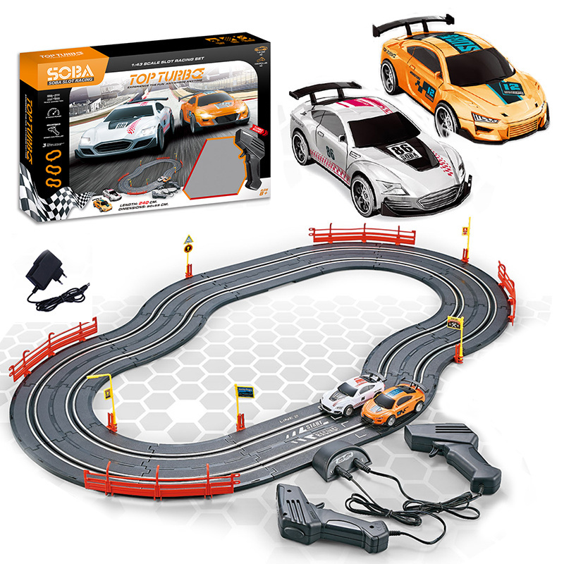 Wholesale electric racing track 1/43 slot car toy for kids mini racing car toy