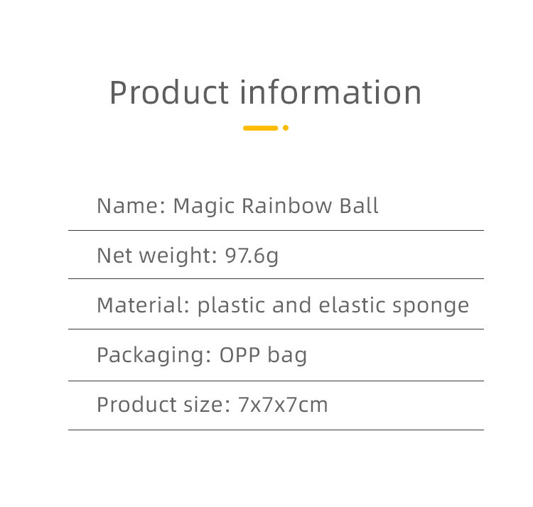 Wholesale Custom 3D Magic Rainbow Fidget Spinner Puzzle Ball Pop Fidget Toy Speed Cube Balls Push Educational Kids Unzip Toys