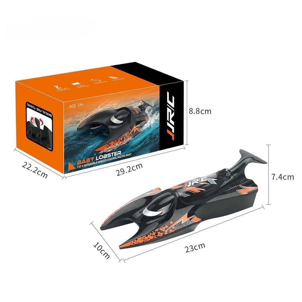 New Arrival S6 Boat 1/47 2.4G 20Mins 50M Lobster Remote control racing boat Mini RC Boat Vehicle Battle Two Speed Outdoor Toys