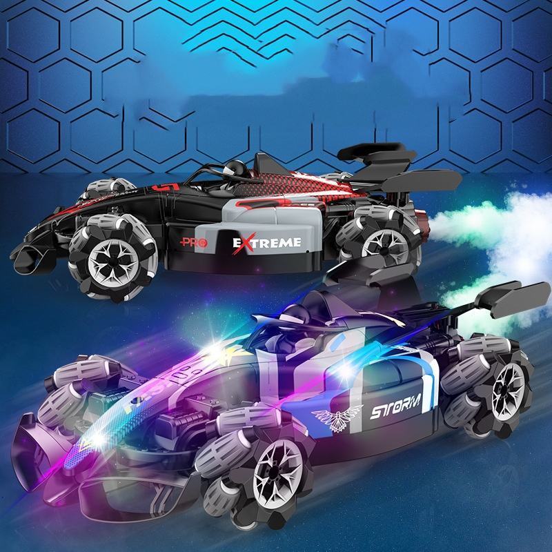 New Product 2024 2.4G Electric RC F1 Racing Car 4WD 360-degree High Speed Remote Control Drift Sports Car With Spray Music